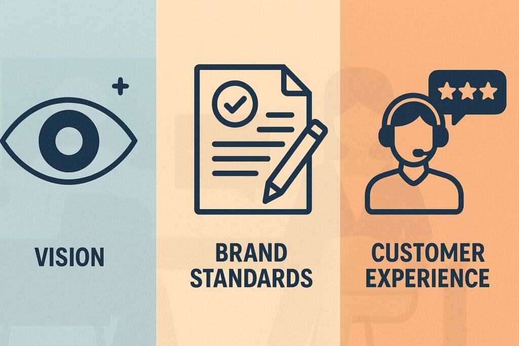 Clarify Vision, Brand Standards, and Customer Experience