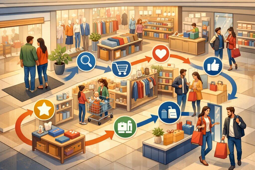 Use the Decompression Zone and Customer Journey to Control Store Flow